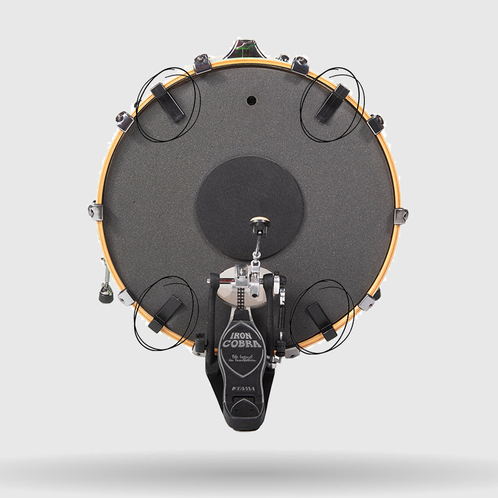 Bass Drum Mute Clips (4 Per Pack)