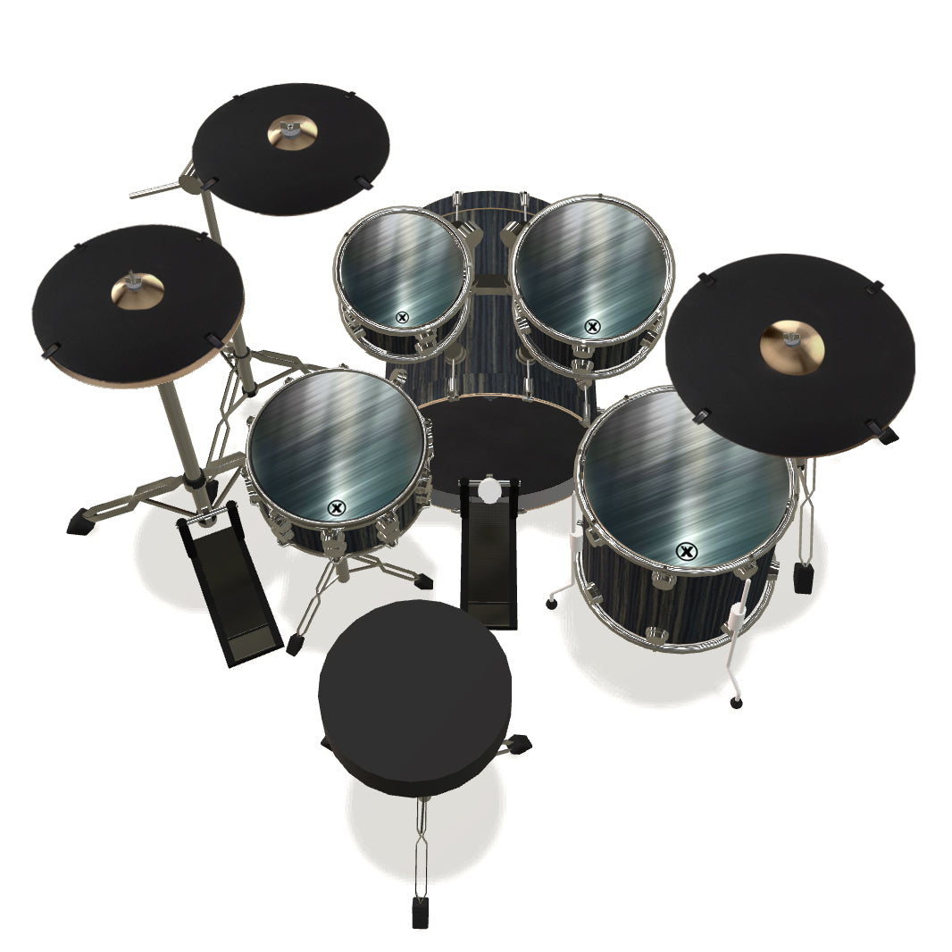 Drum Set Tom Mutes