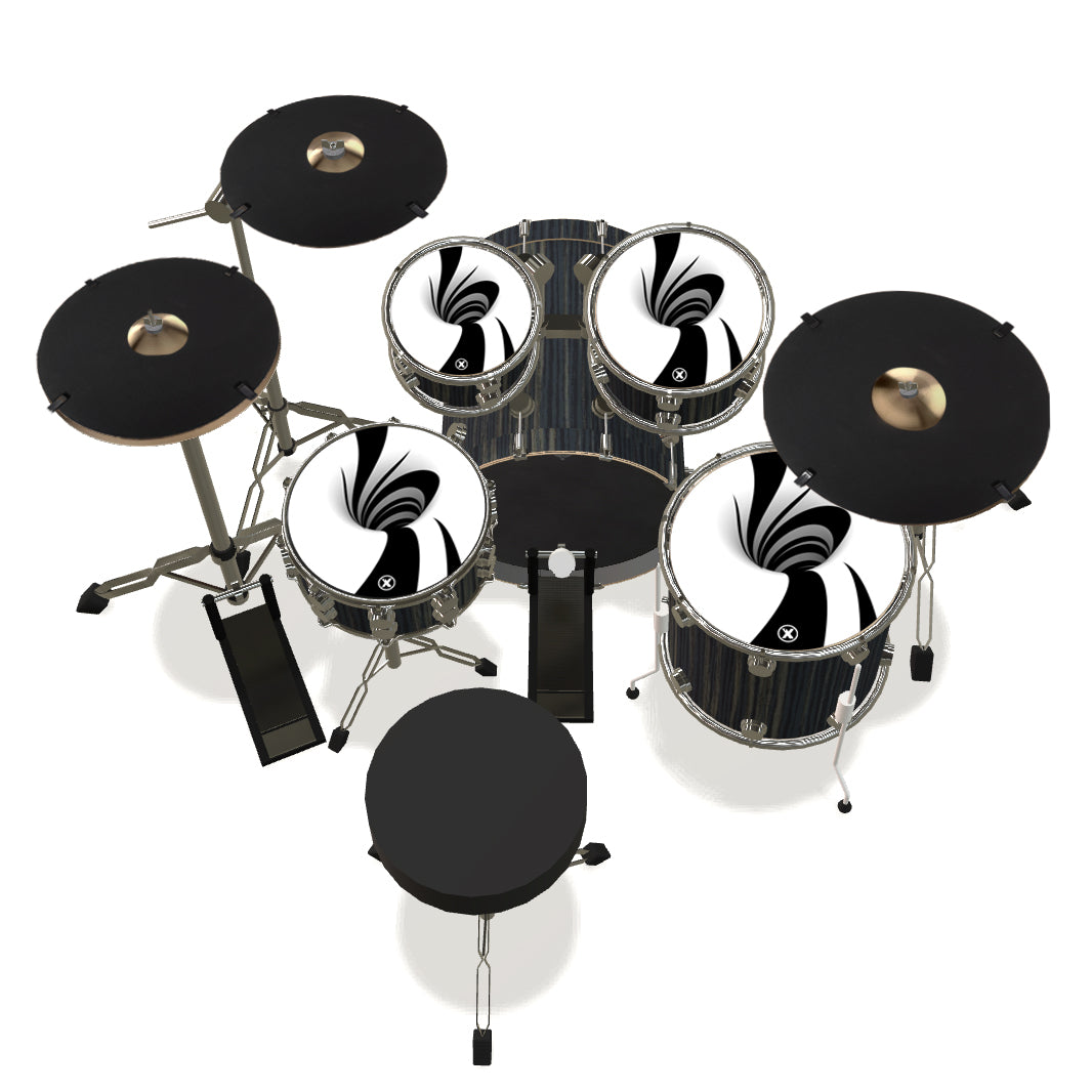 Drum Set Tom Mutes