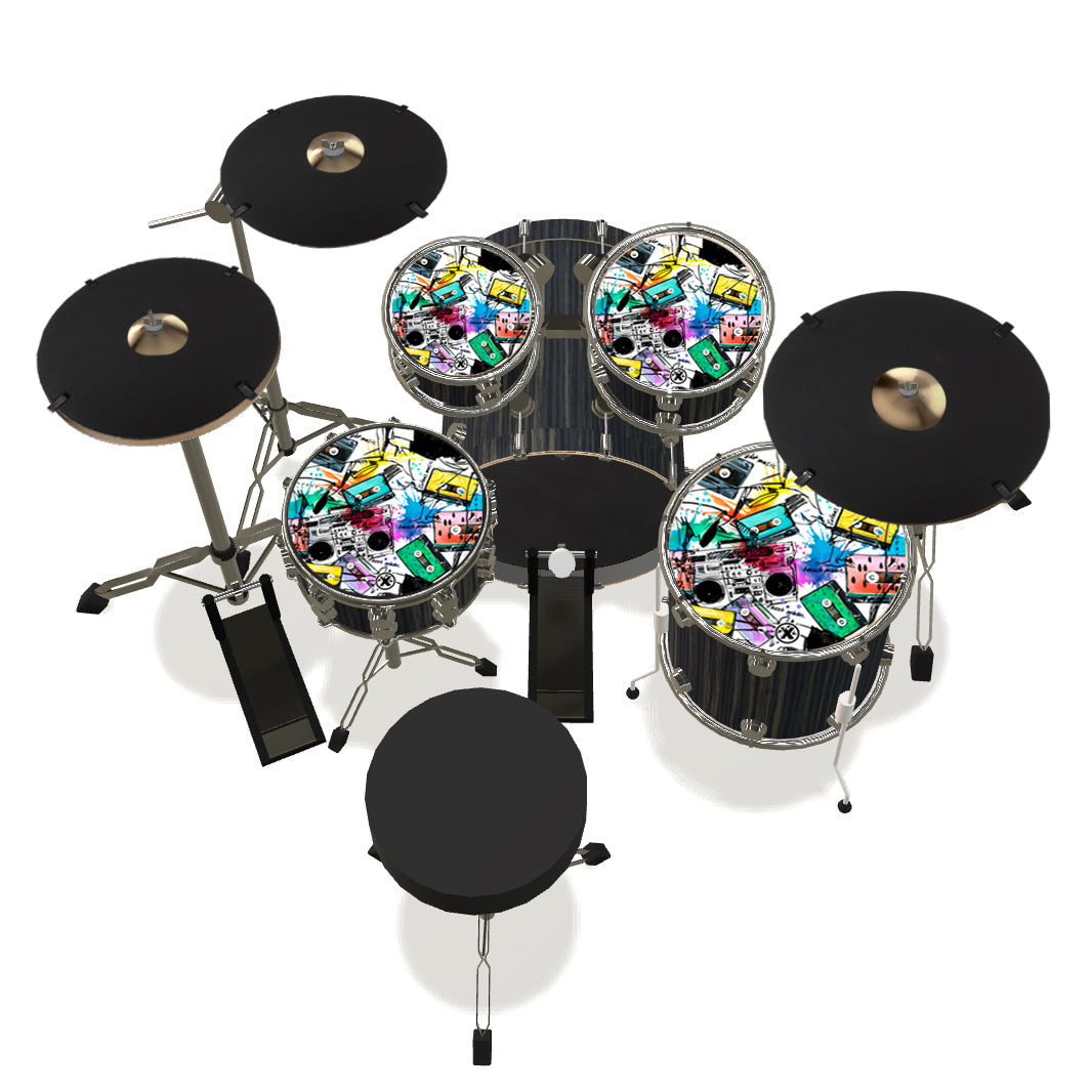 Drum Set Tom Mutes