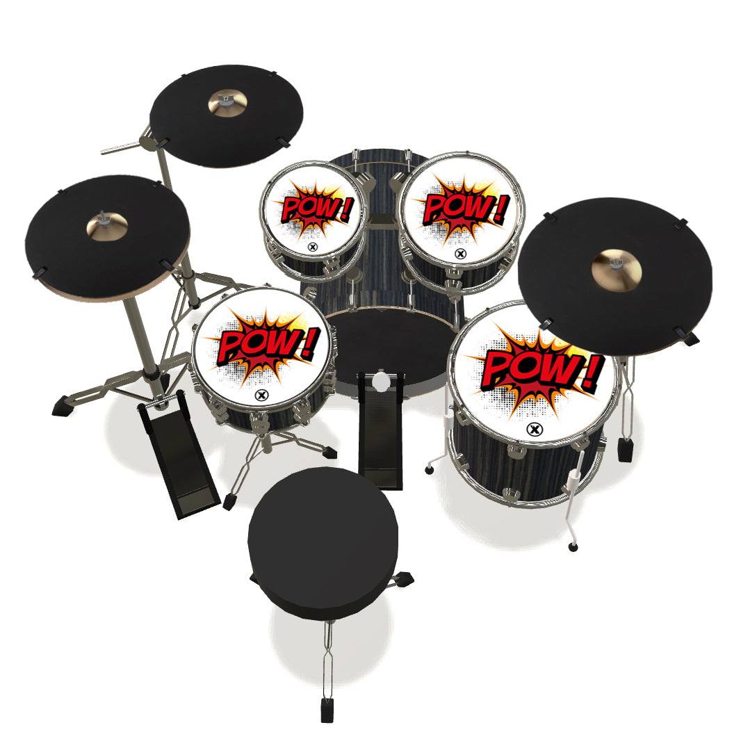 Drum Set Tom Mutes